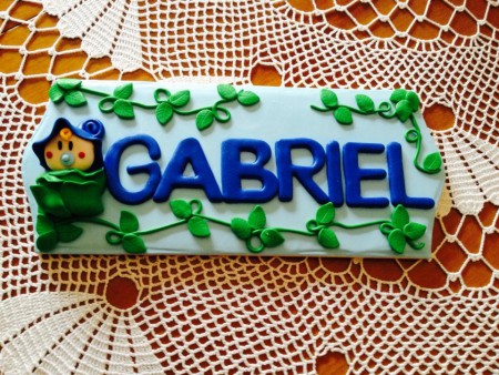 TARGHETTA FUORIPORTA PER CAMERETTE BIMBI